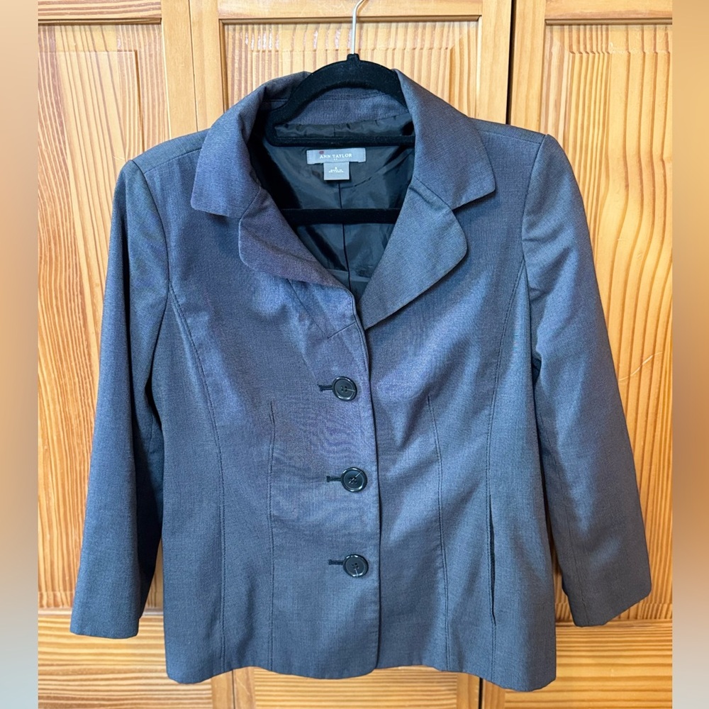 Ann Taylor Charcoal Blazer
